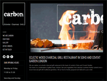 Tablet Screenshot of carbonrestaurant.com